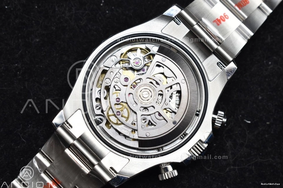 Elegant Steel Rolex Daytona Black SL4801 Factory Movement Dial in 1051 904L SBF VS 1:1 126500 0205